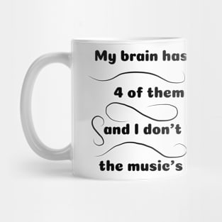 Funny ADD ADHD Text Mug